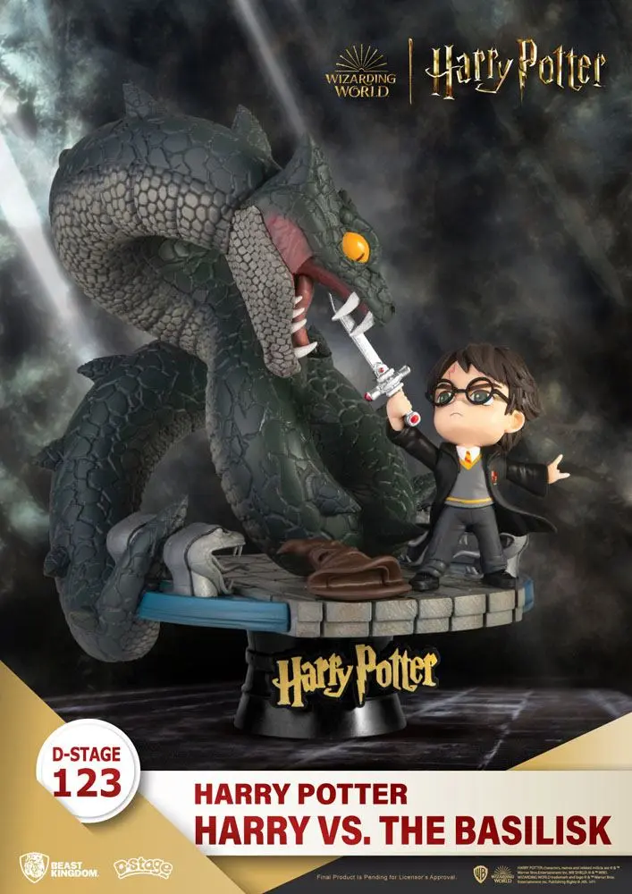 Harry Potter D-Stage PVC Diorama Harry vs. the Basilisk 16 cm poza produsului