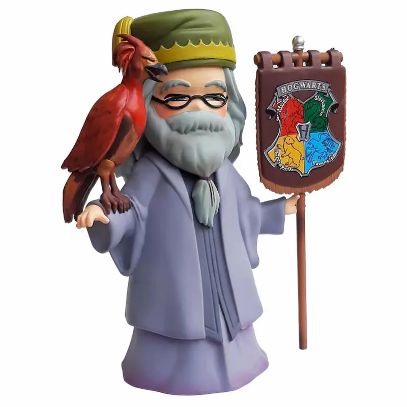 Harry Potter Statuie Dumbledore & Fumseck 15 cm poza produsului