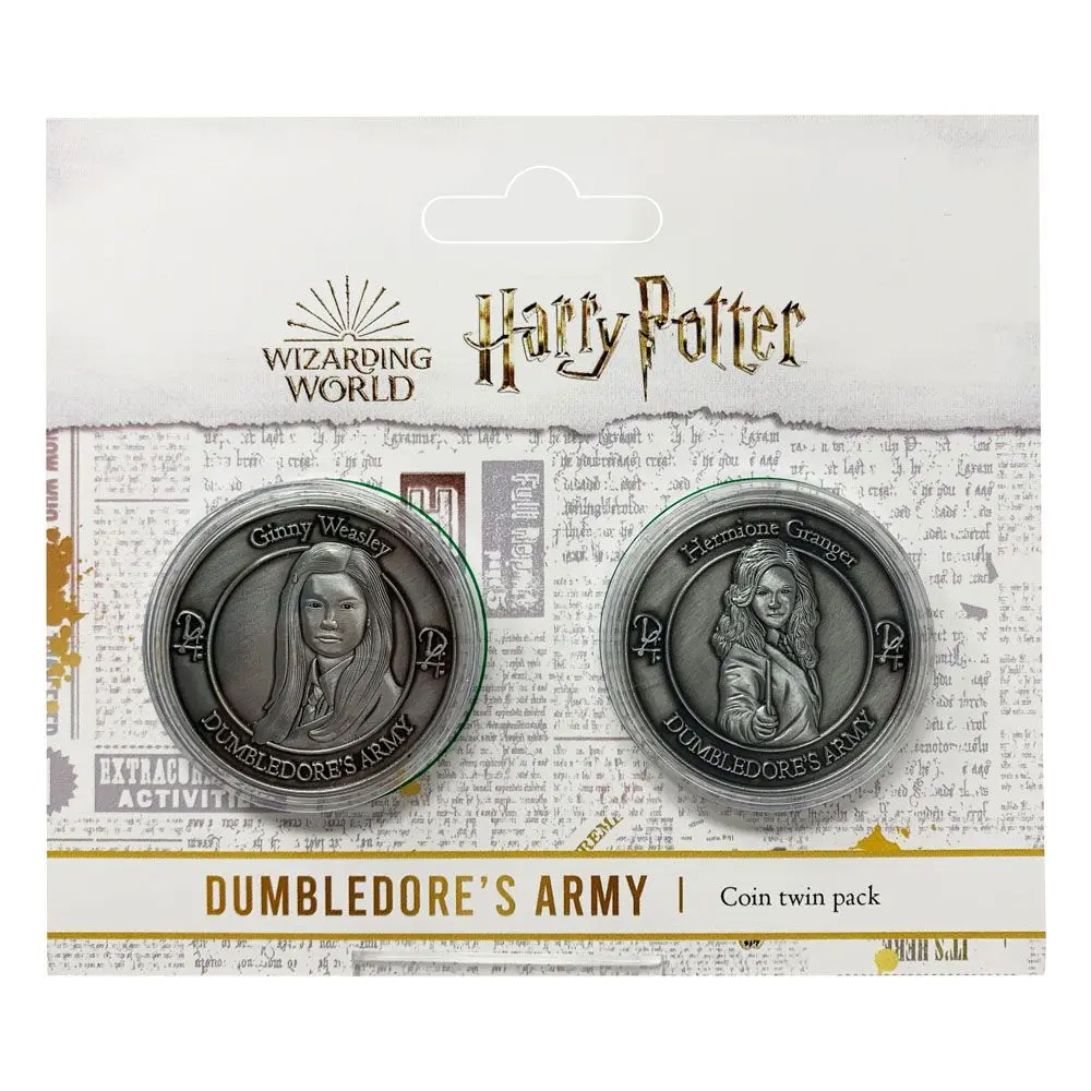 Harry Potter Moneda de colectie pachet de 2 Dumbledore's Army: Hermione & Ginny Editie Limitata poza produsului