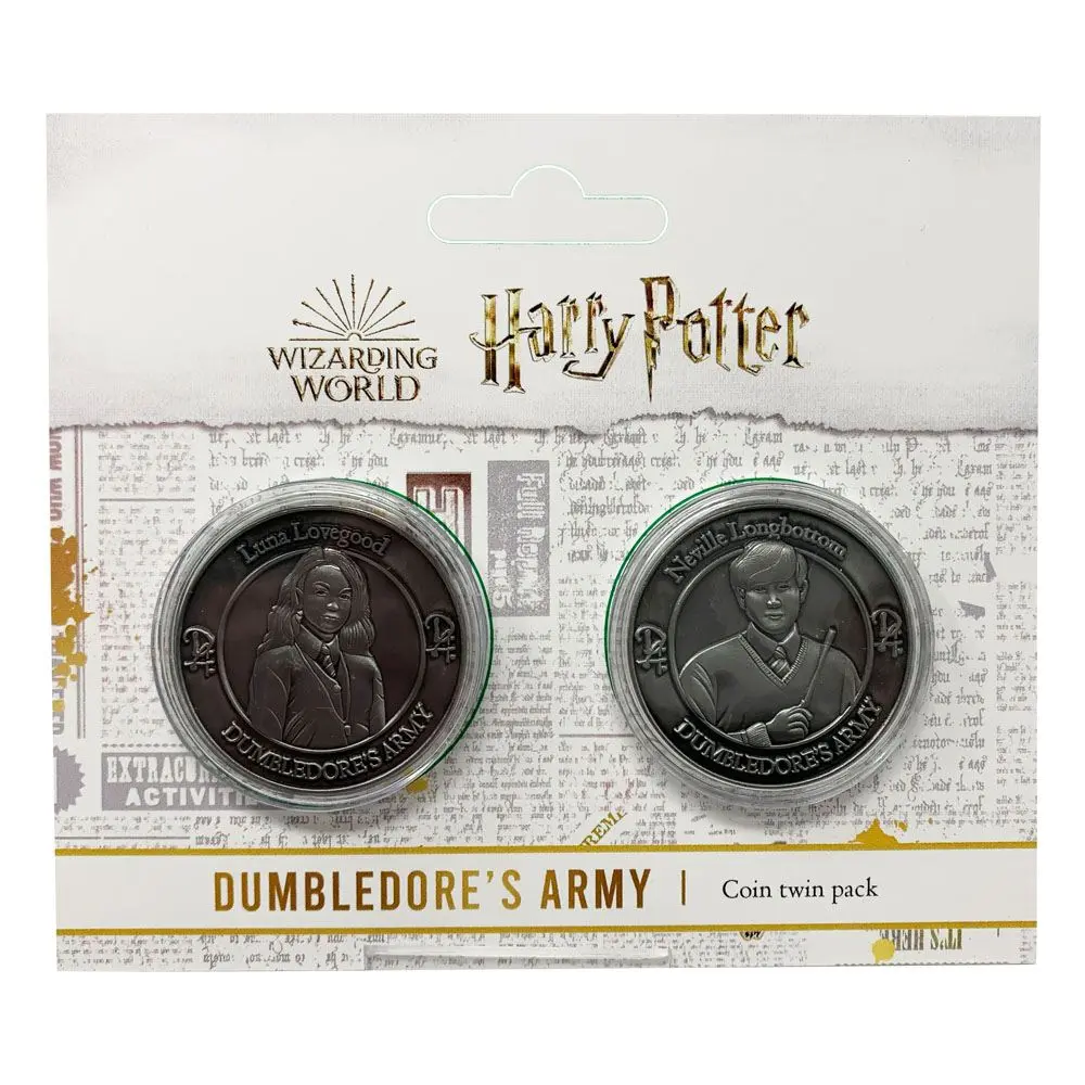 Harry Potter Monede de colectie pachet de 2 Armata lui Dumbledore: Neville & Luna Editie Limitata poza produsului