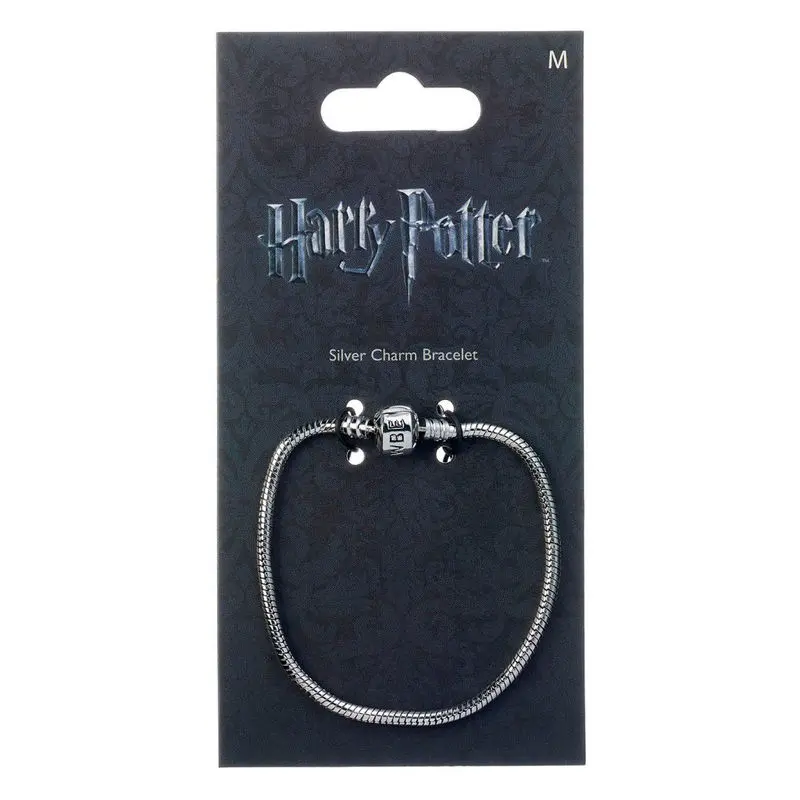 Harry Potter brățară cu charm Slider (placat cu argint) mărimea XS poza produsului