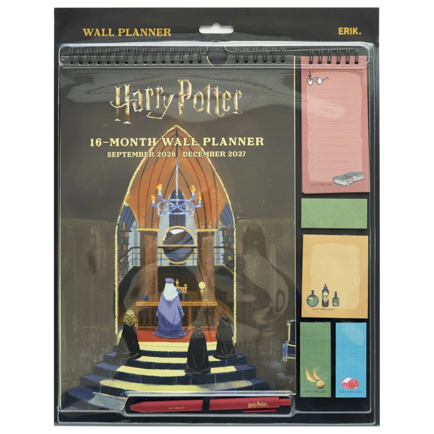 Harry Potter Planner de Perete 2026/27 30 x 34 cm poza produsului