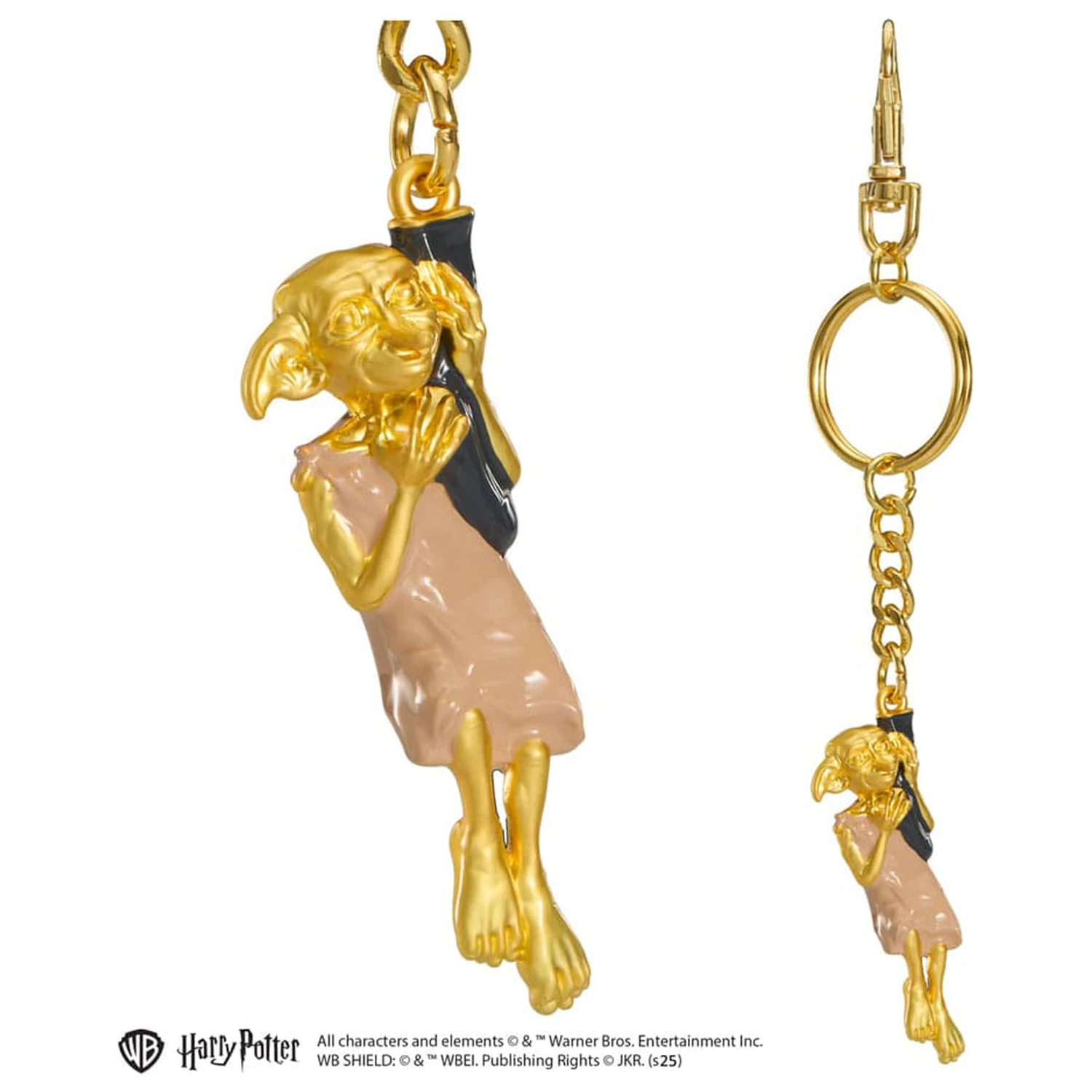 Harry Potter Metal Breloc Dobby auriu 11 cm poza produsului