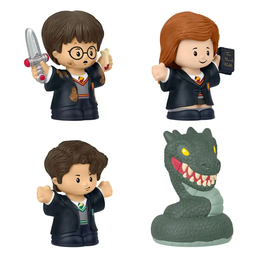 Harry Potter Fisher-Price Little People Collector Mini Figurine Set de 4 Camera Secretelor 6 cm poza produsului