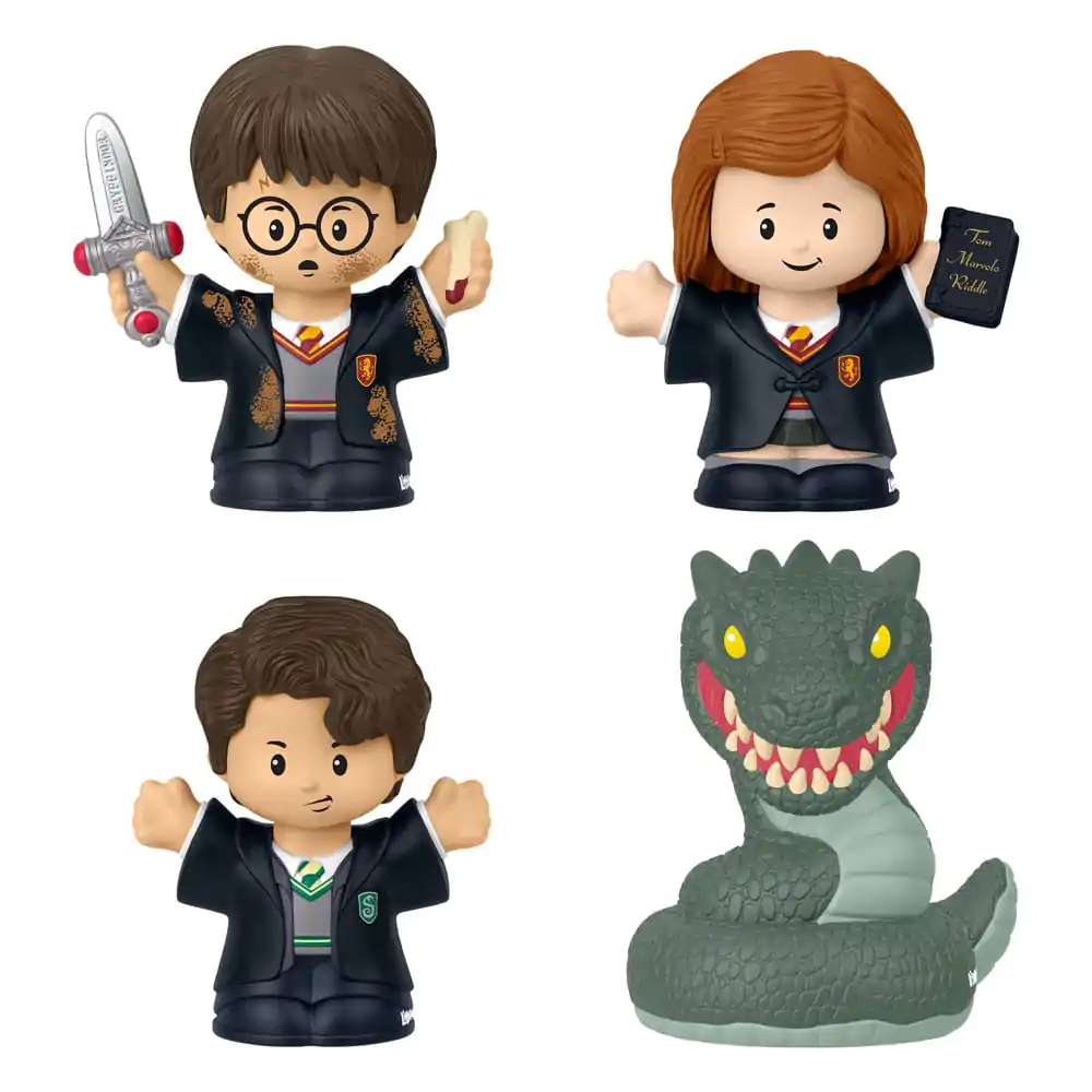 Harry Potter Fisher-Price Little People Collector Mini Figurine Set de 4 Camera Secretelor 6 cm poza produsului