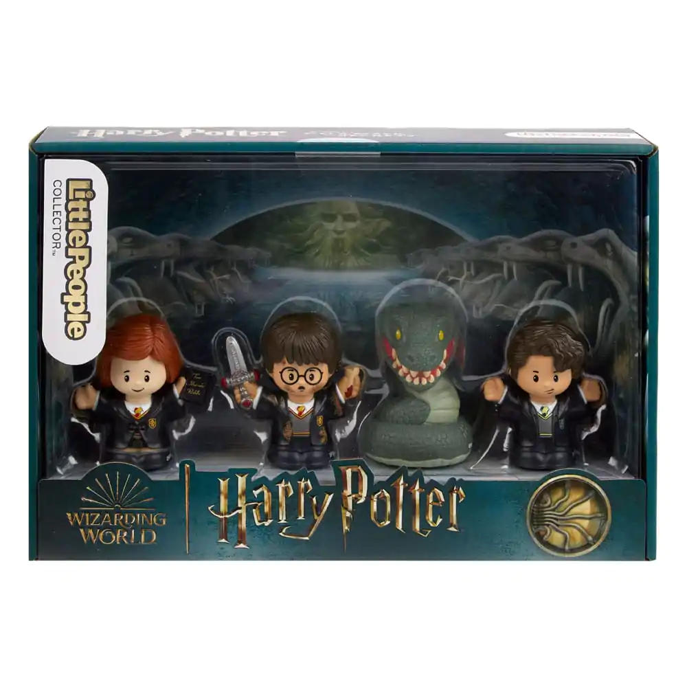 Harry Potter Fisher-Price Little People Collector Mini Figurine Set de 4 Camera Secretelor 6 cm poza produsului