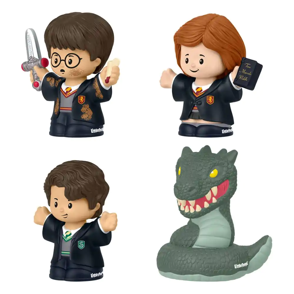 Harry Potter Fisher-Price Little People Collector Mini Figurine Set de 4 Camera Secretelor 6 cm poza produsului