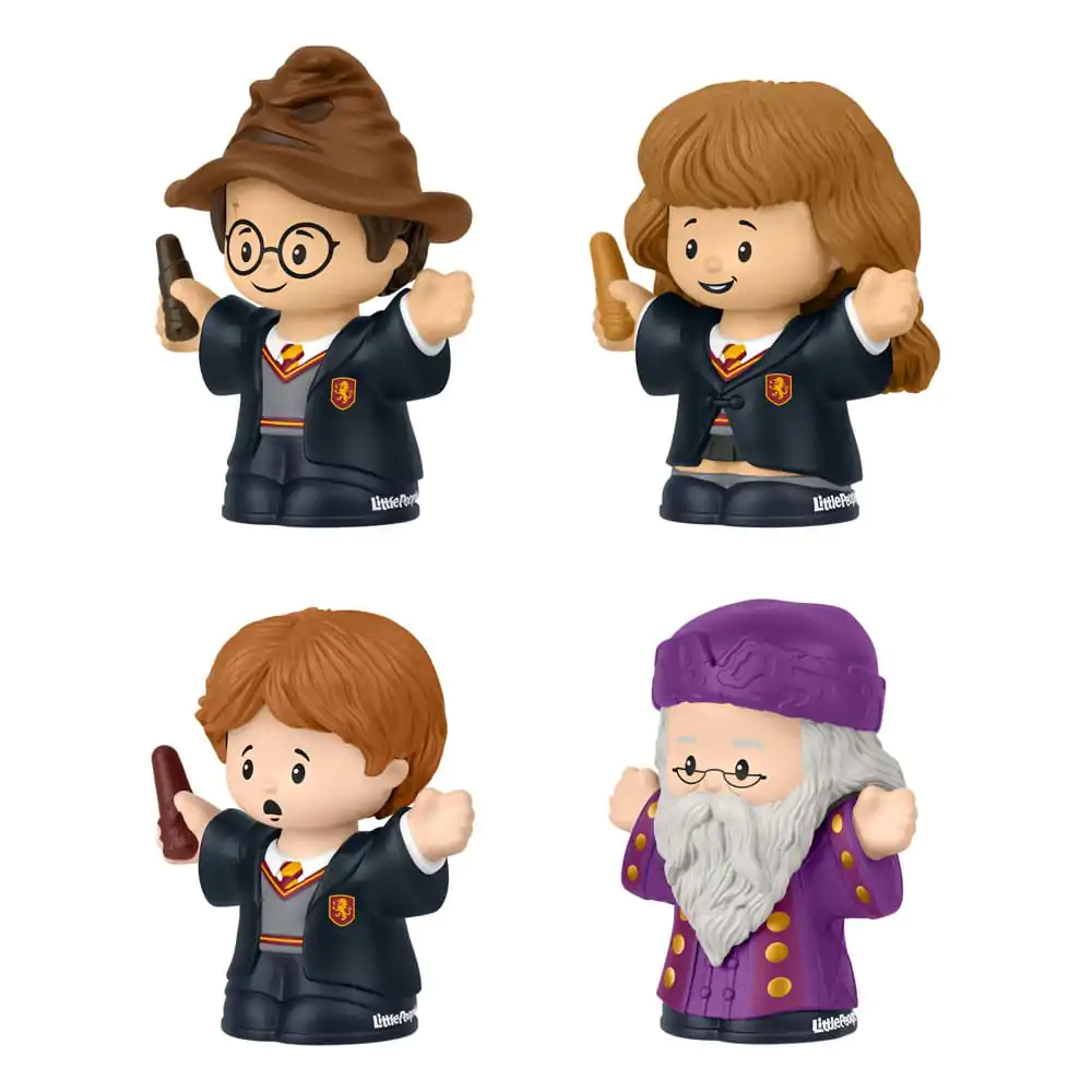 Harry Potter Fisher-Price Little People Collector Mini Figurine 4-Pack Piatra Filozofală 6 cm poza produsului