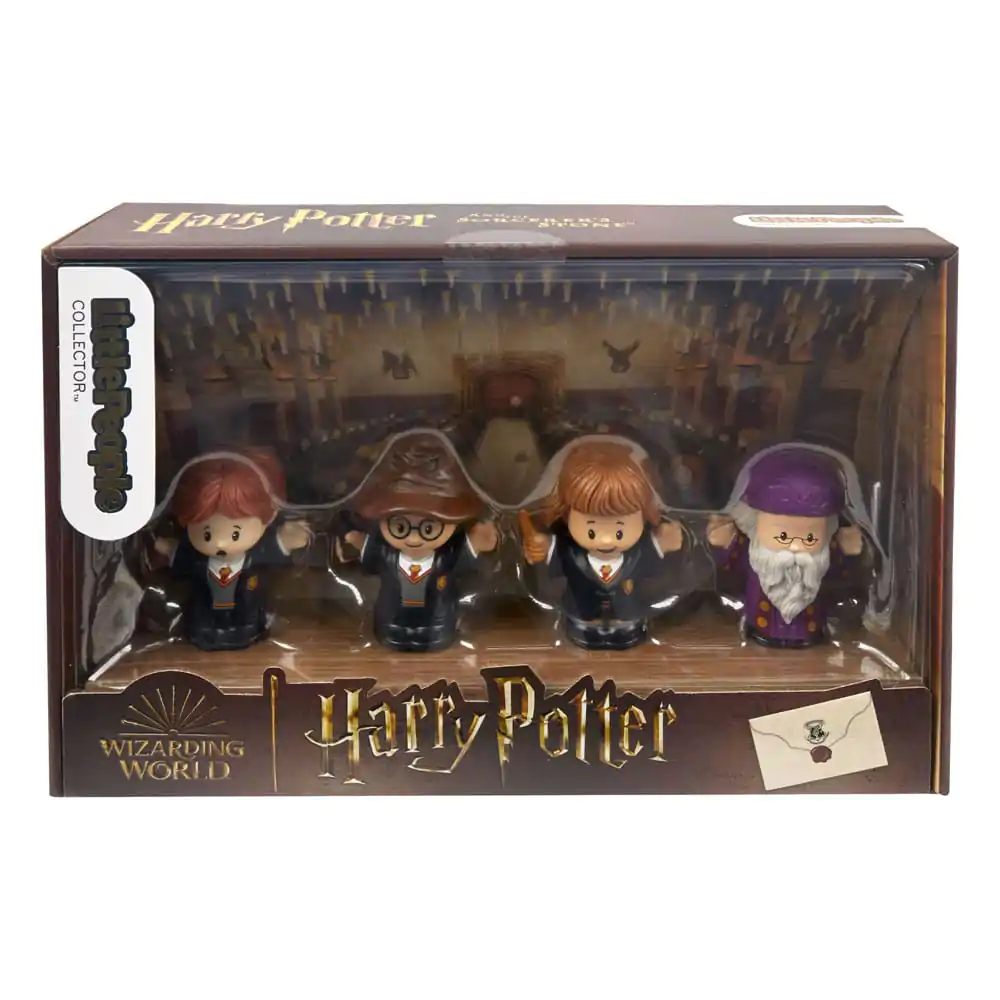 Harry Potter Fisher-Price Little People Collector Mini Figurine 4-Pack Piatra Filozofală 6 cm poza produsului