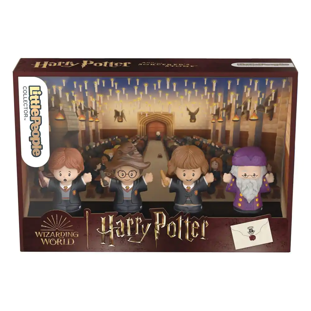 Harry Potter Fisher-Price Little People Collector Mini Figurine 4-Pack Piatra Filozofală 6 cm poza produsului