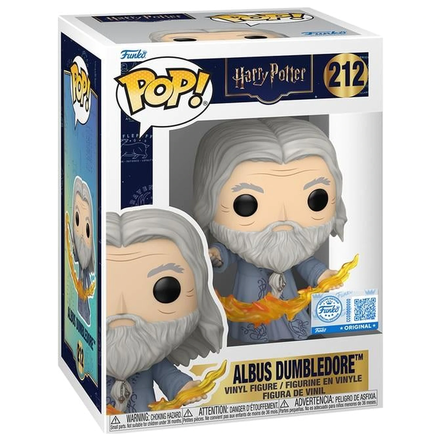 Figura Funko POP Harry Potter Dumbledore (Flame) poza produsului