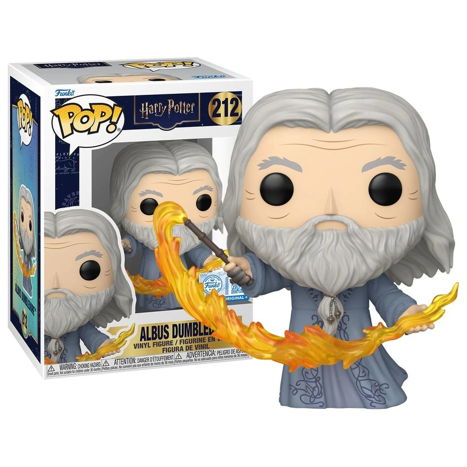Figura Funko POP Harry Potter Dumbledore (Flame) poza produsului