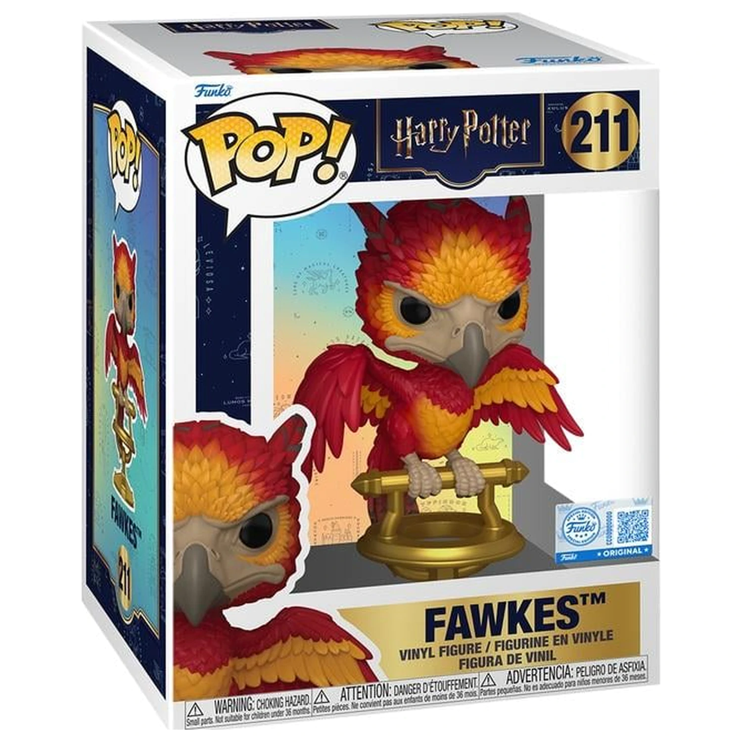 Figura Funko POP Harry Potter Fawkes pe Perch poza produsului