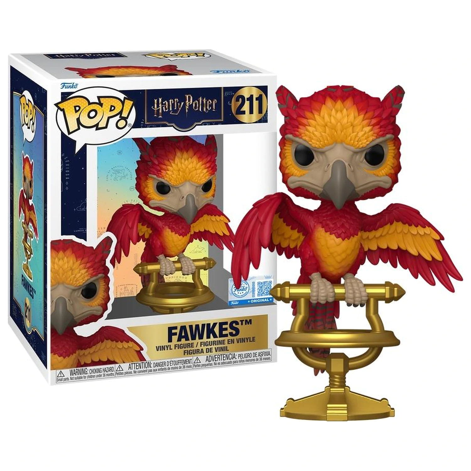 Figura Funko POP Harry Potter Fawkes pe Perch poza produsului