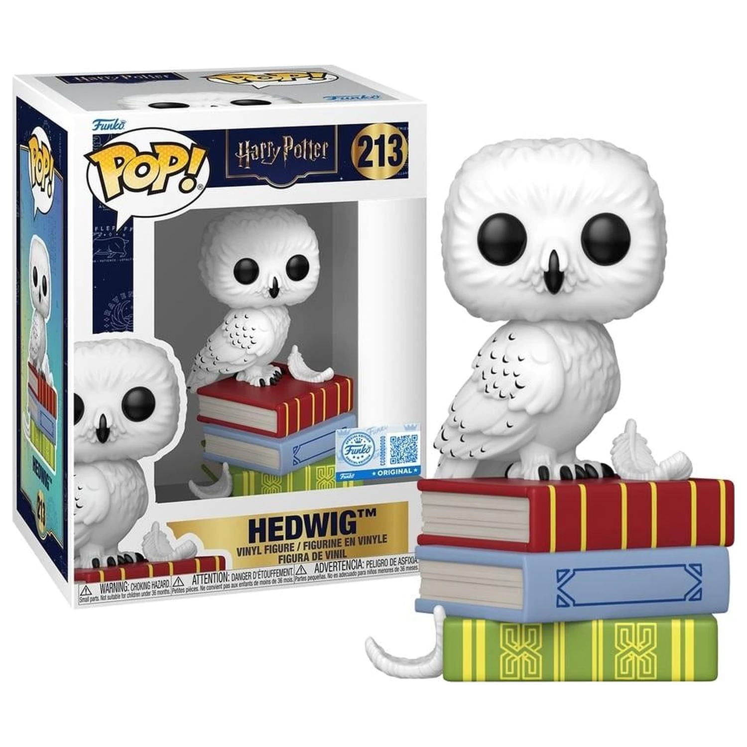 Figura Funko POP Harry Potter Hedwig on Books poza produsului