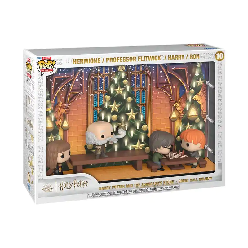 Harry Potter Funko POP Moments Deluxe Figurine de Vinil Set 4 buc. Great Hall Holiday poza produsului
