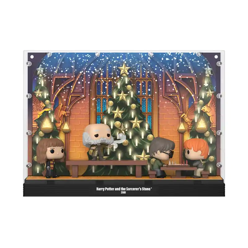Harry Potter Funko POP Moments Deluxe Figurine de Vinil Set 4 buc. Great Hall Holiday poza produsului