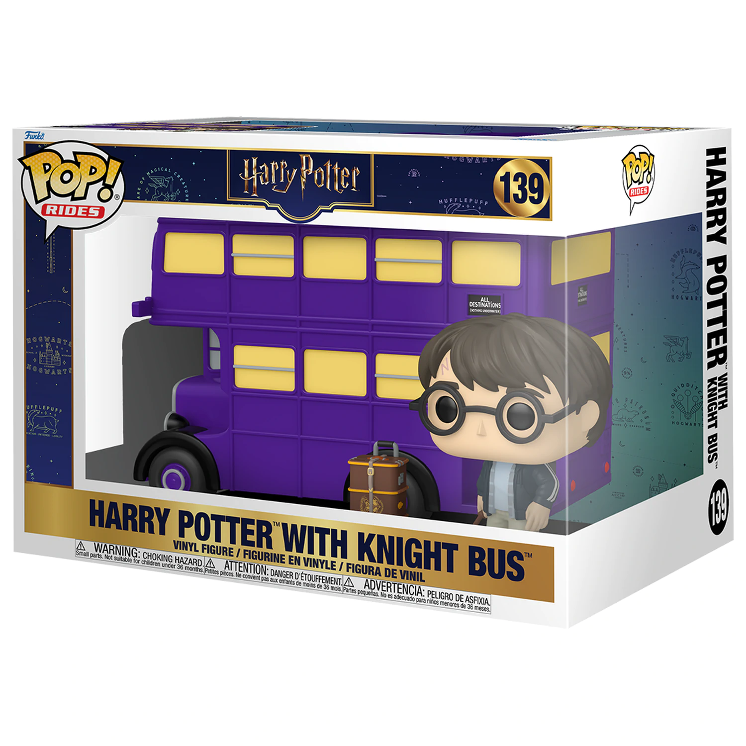 Harry Potter Funko POP! Rides Super Deluxe Figurina de vinil Knight Bus 15 cm poza produsului