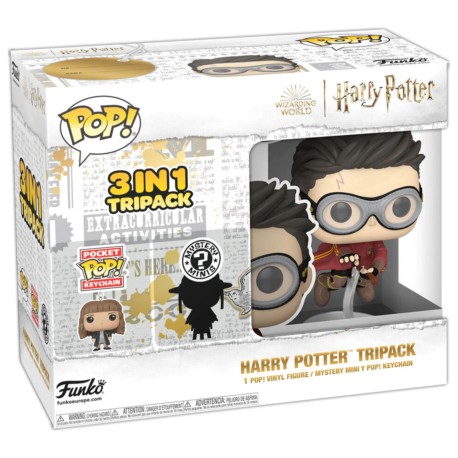 Harry Potter Funko Tripack POP figurina + Mystery Mini + Breloc poza produsului