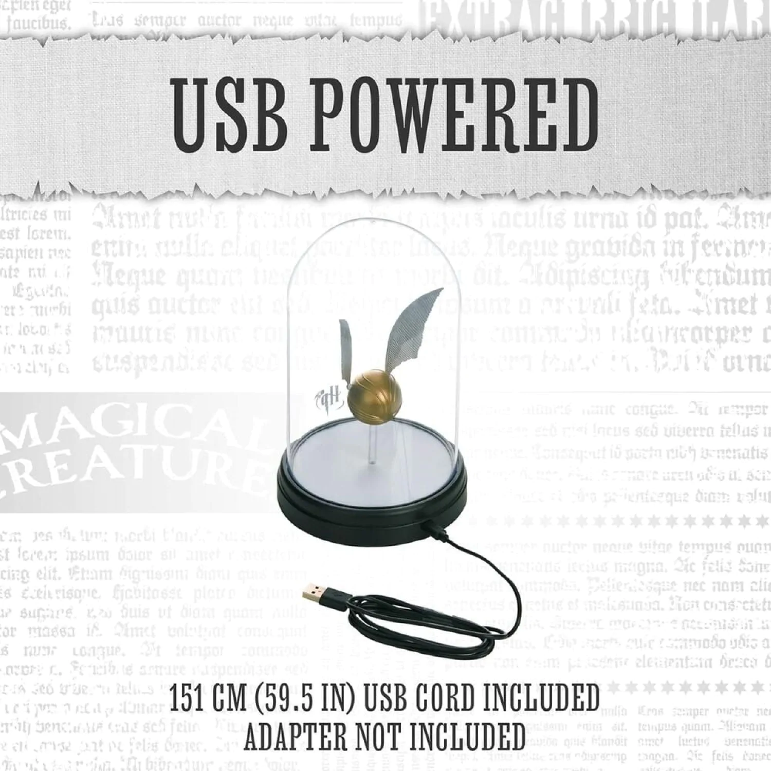 Harry Potter Bell Jar Lampă Golden Snitch 20 cm poza produsului