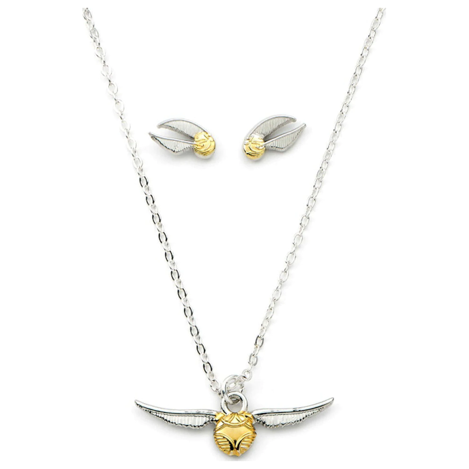 Harry Potter Golden Snitch set colier si cercei poza produsului