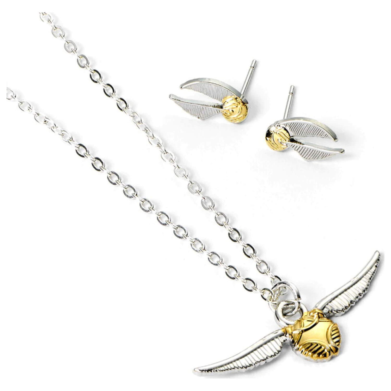 Harry Potter Golden Snitch set colier si cercei poza produsului