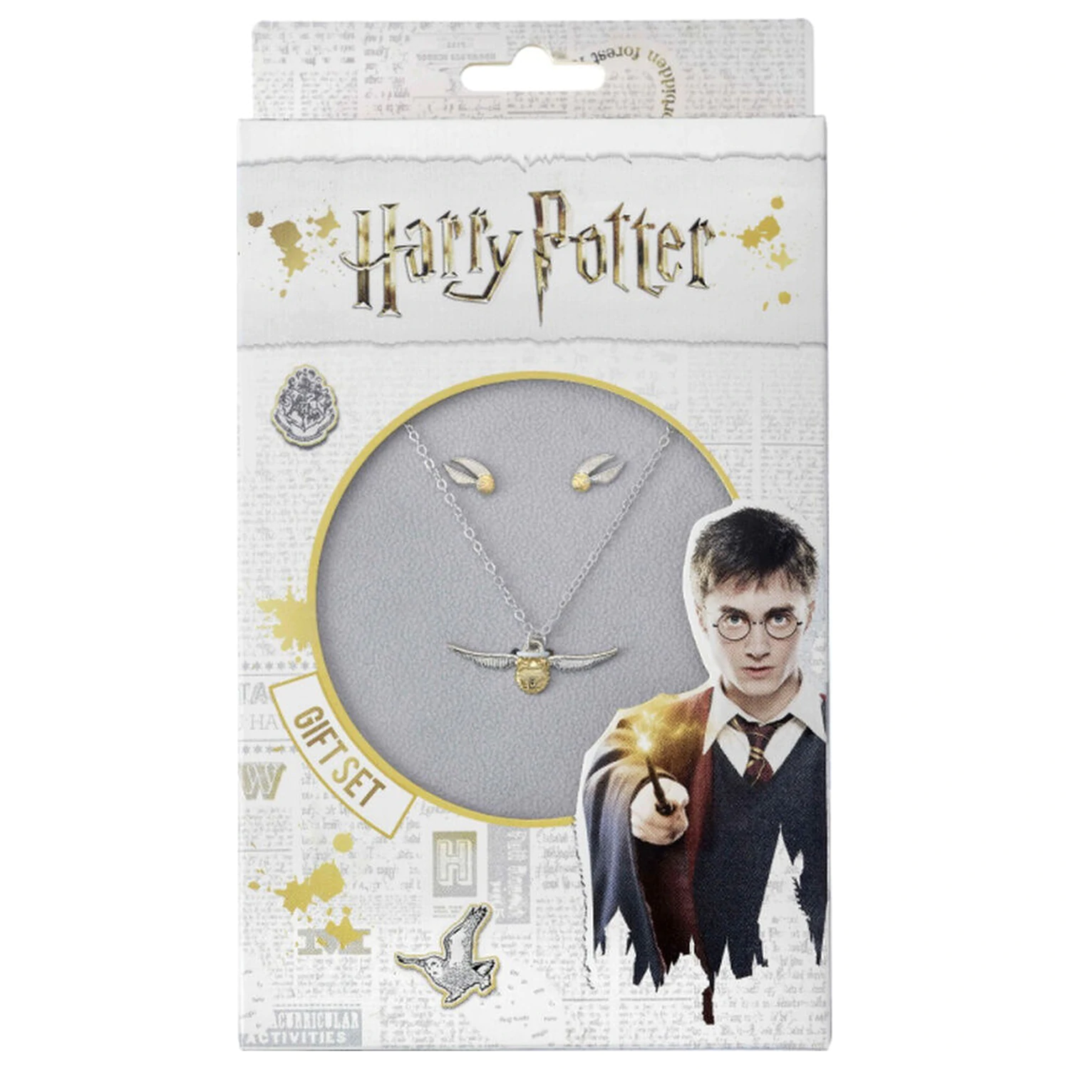 Harry Potter Golden Snitch set colier si cercei poza produsului