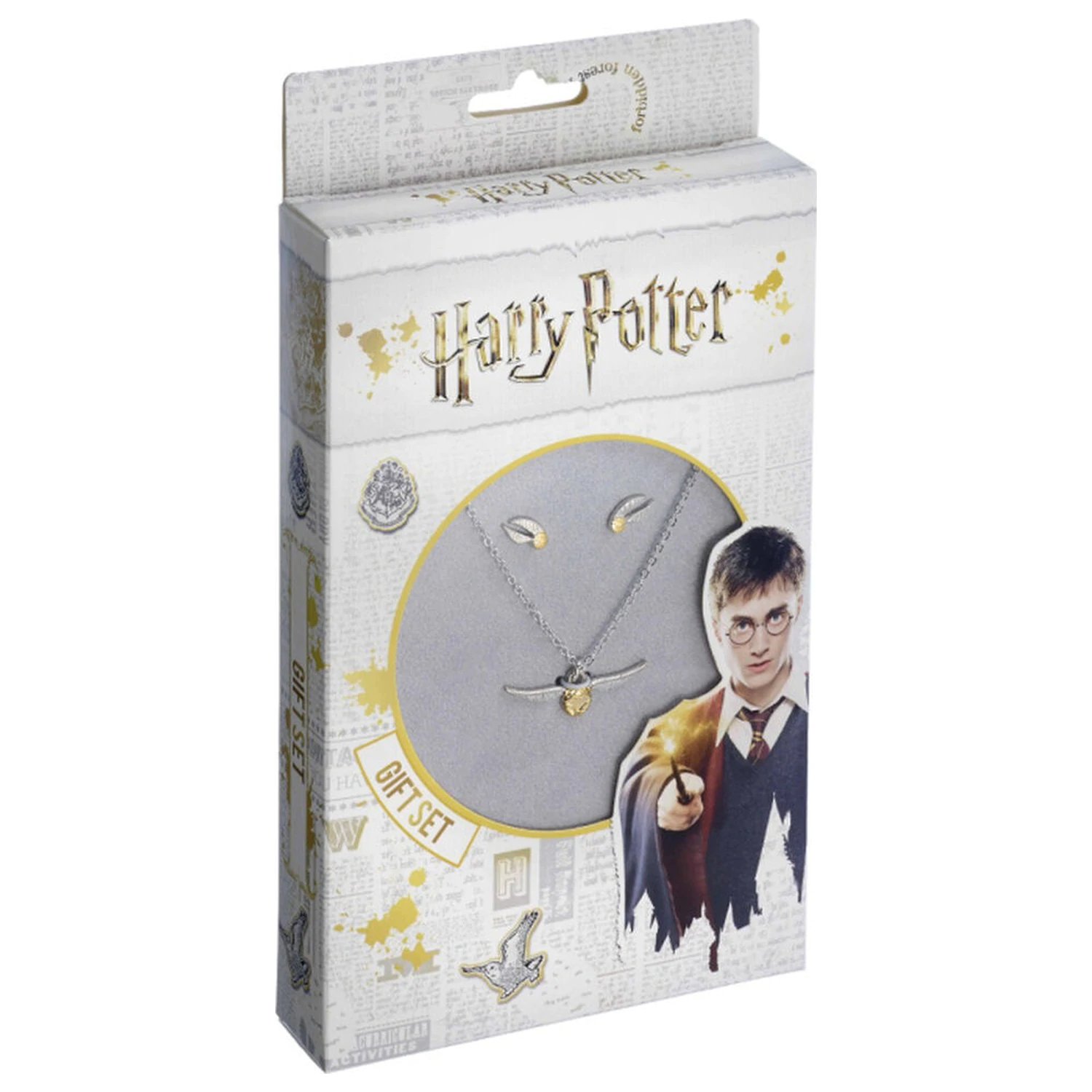 Harry Potter Golden Snitch set colier si cercei poza produsului