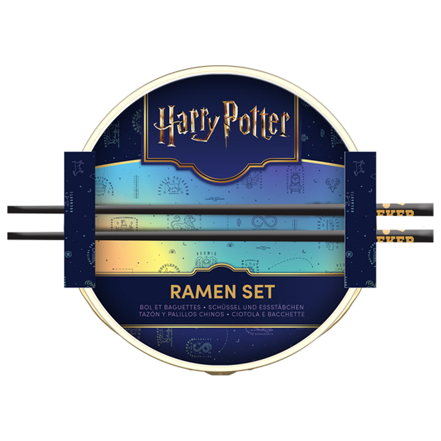 Harry Potter Golden Snitch bol ramen cu bețișoare poza produsului