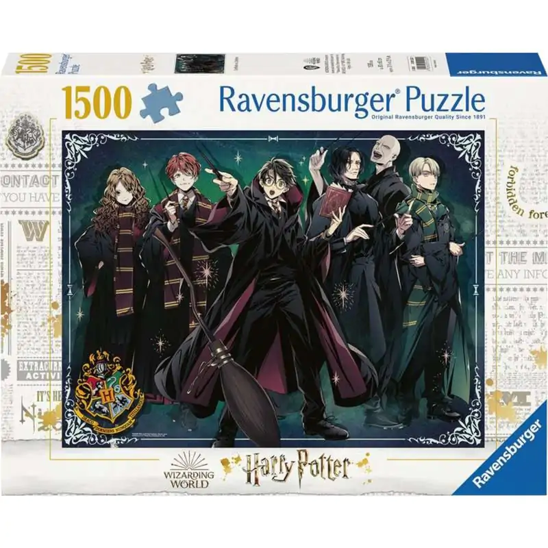 Harry Potter Jigsaw Puzzle Gryffindor vs. Slytherin (puzzle 1500 piese) poza produsului