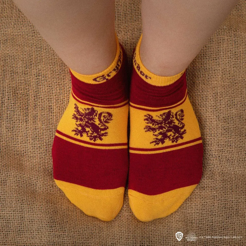 Șosete pentru gleznă Harry Potter 3-Pack Gryffindor poza produsului