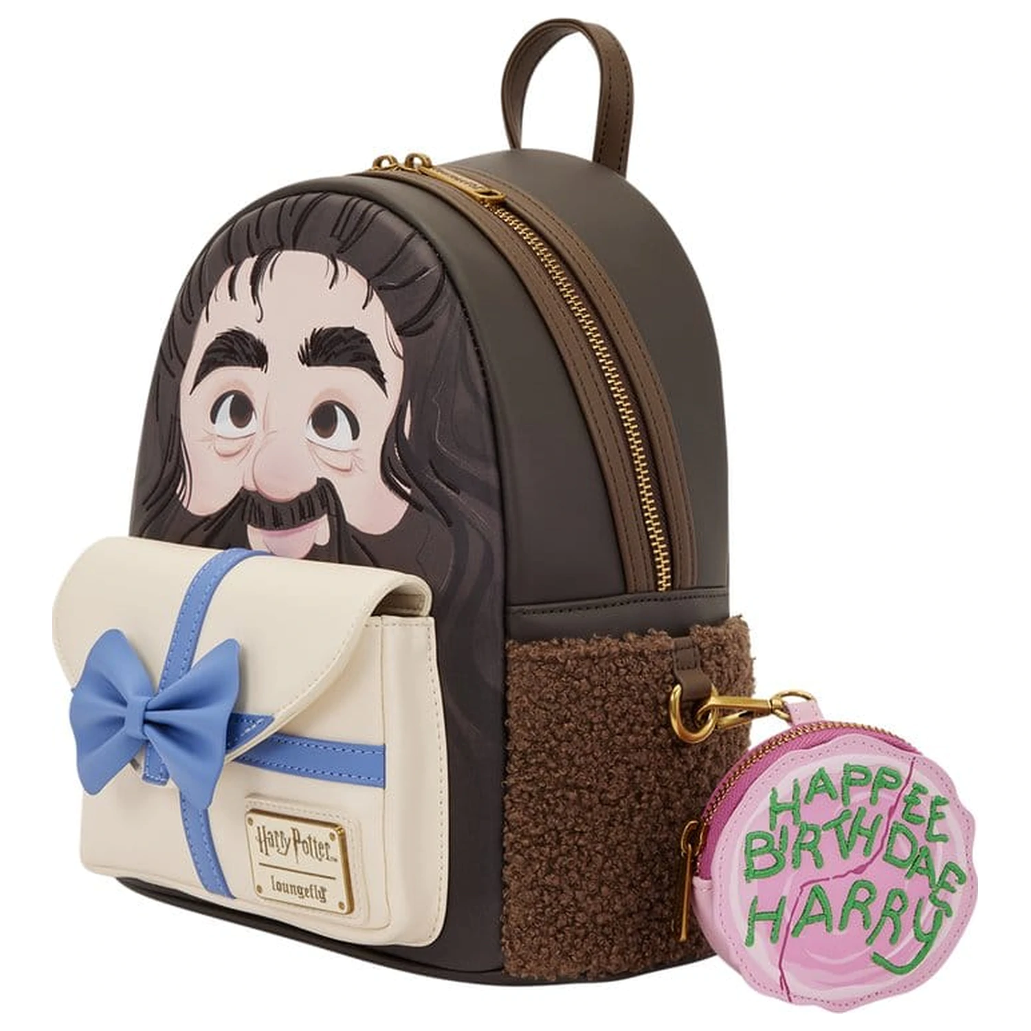 Harry Potter by Loungefly Mini Rucsac cu geanta pentru monede Hagrid Birthday Cake poza produsului