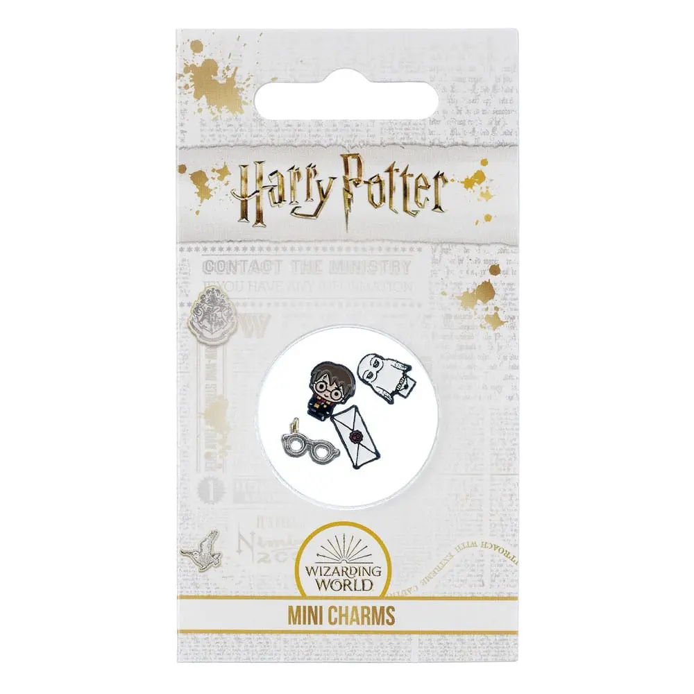 Set 4 talismane mini Harry Potter Harry (Placat cu argint) poza produsului