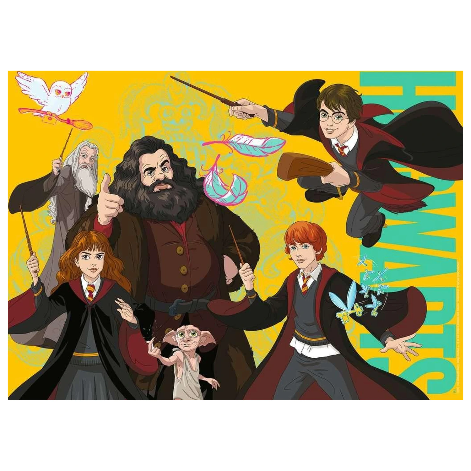 Harry Potter Harry Potter and the Other Wizards XXL Puzzle (100 bucăți) poza produsului