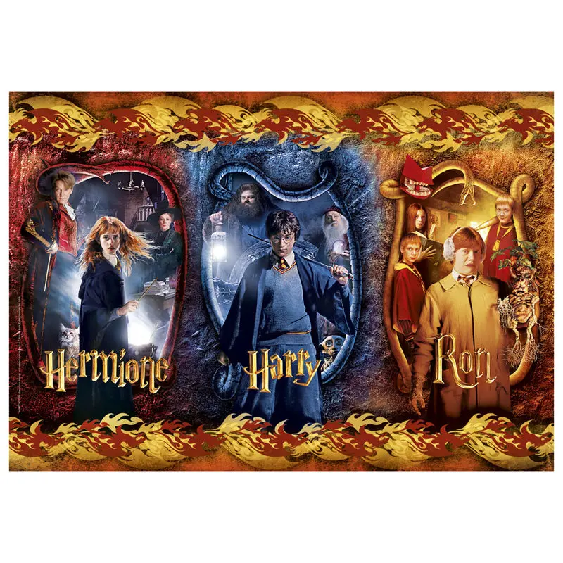 Puzzle Super Color Harry Potter Harry, Ron & Hermione poza produsului