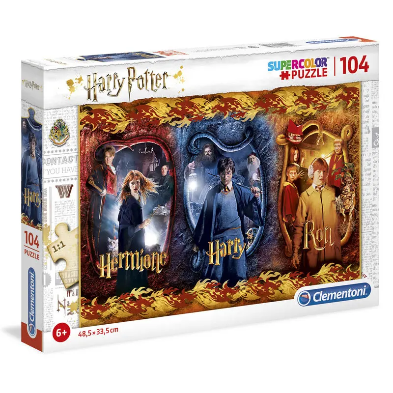 Puzzle Super Color Harry Potter Harry, Ron & Hermione poza produsului