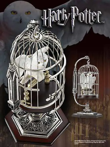 Harry Potter Hedwig in miniatura si colivie poza produsului