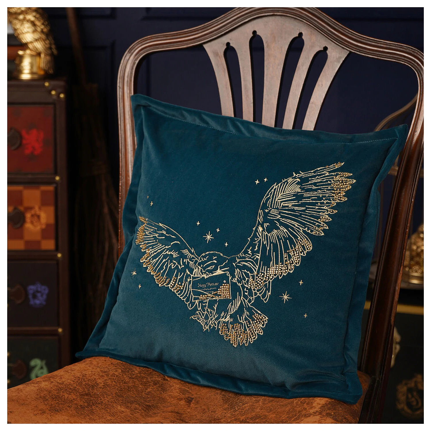 Harry Potter Hedwig perna din catifea poza produsului