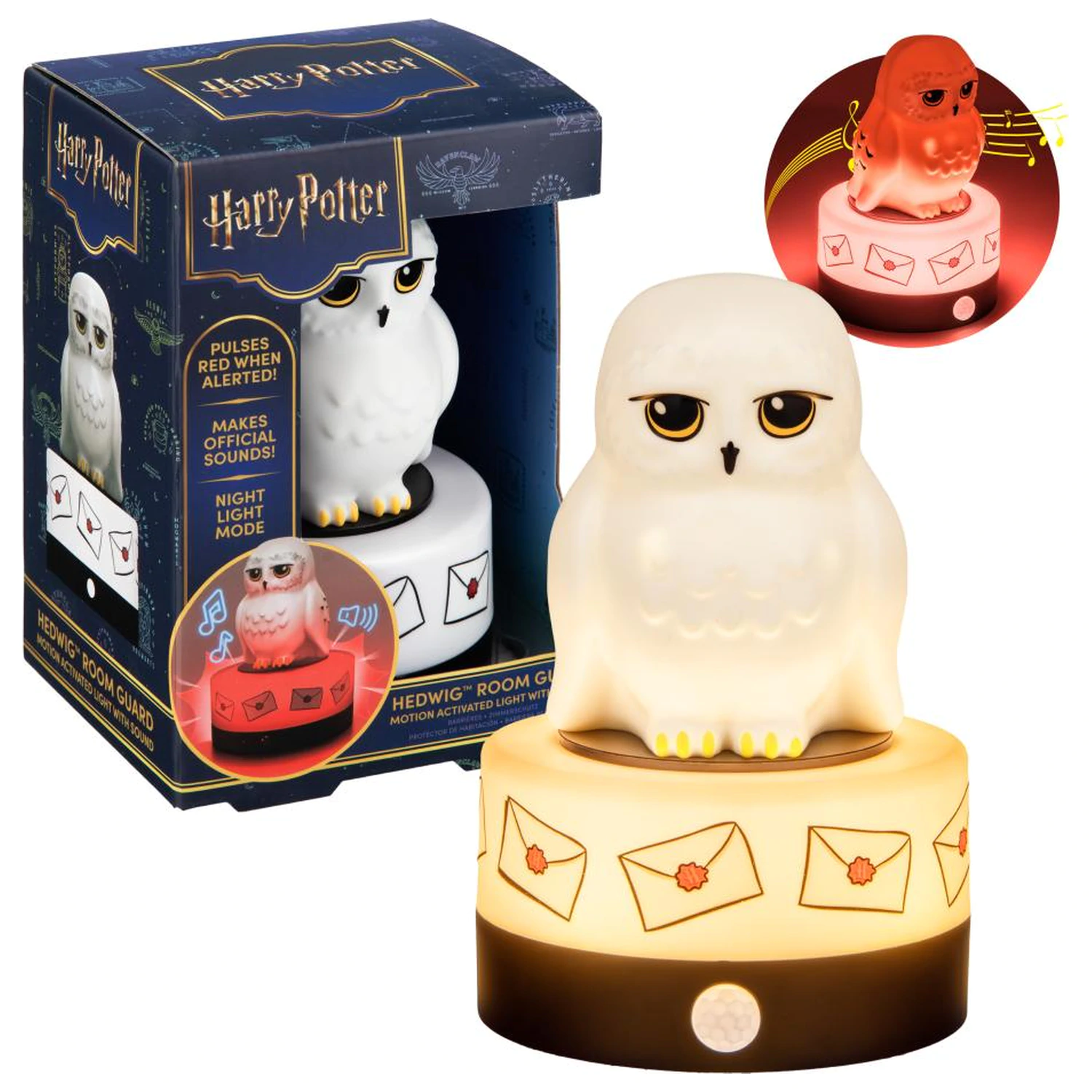 Harry Potter Hedwig Lampa Gardian de Cameră cu Detector de Mișcare poza produsului