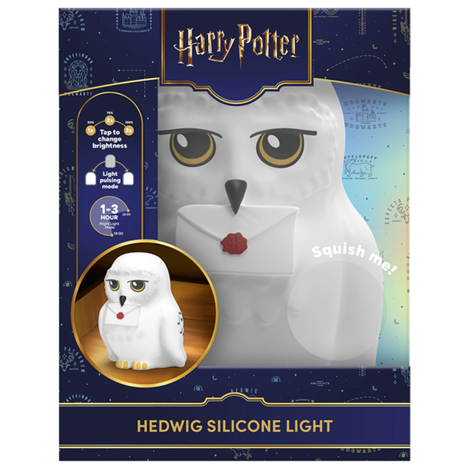 Harry Potter Hedwig 'SquishyGlo' Lampa Decorativa Reincarcabila poza produsului