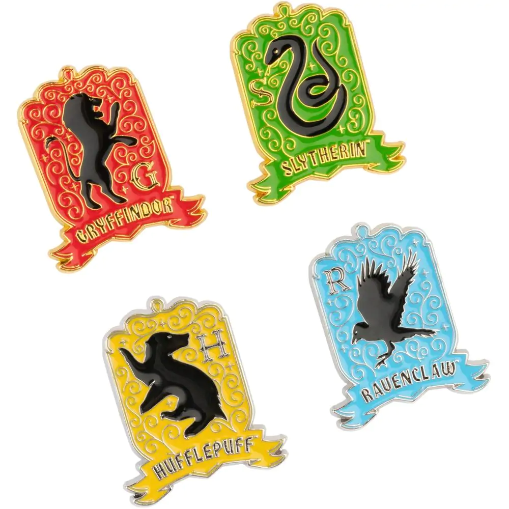 Harry Potter Hogwarts Set de 4 insigne cu ac poza produsului