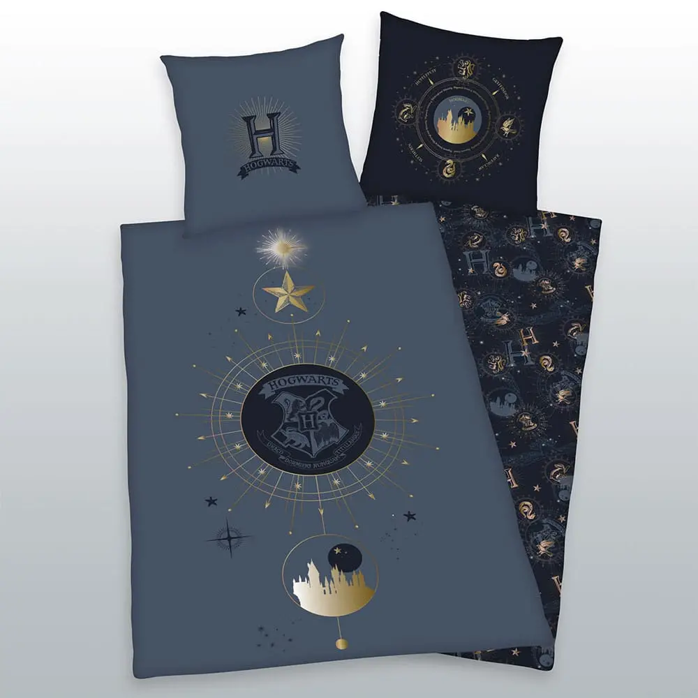 Harry Potter Set Duvet Hogwarts 135 x 200 cm / 80 x 80 cm poza produsului