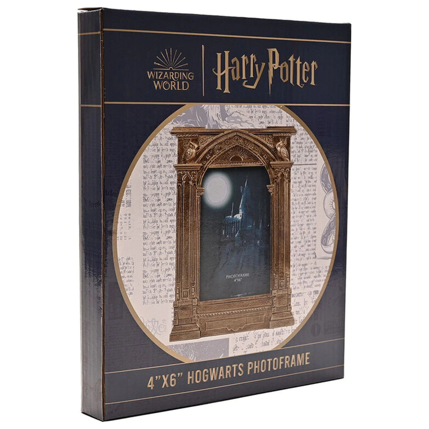 Harry Potter Hogwarts gold rama foto poza produsului