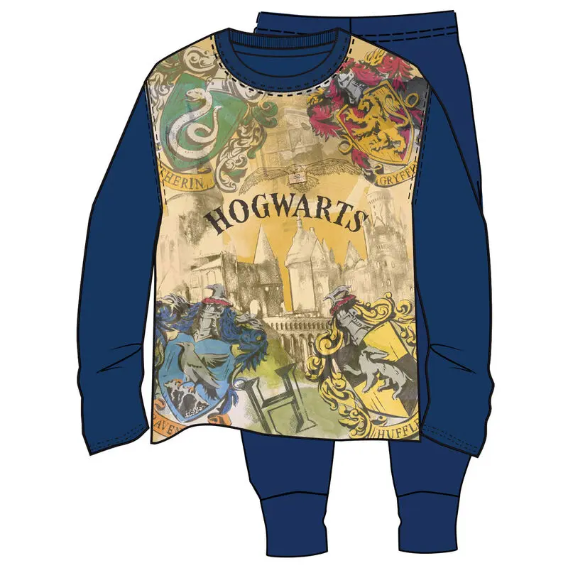 Pijama Harry Potter Hogwarts pentru copii poza produsului