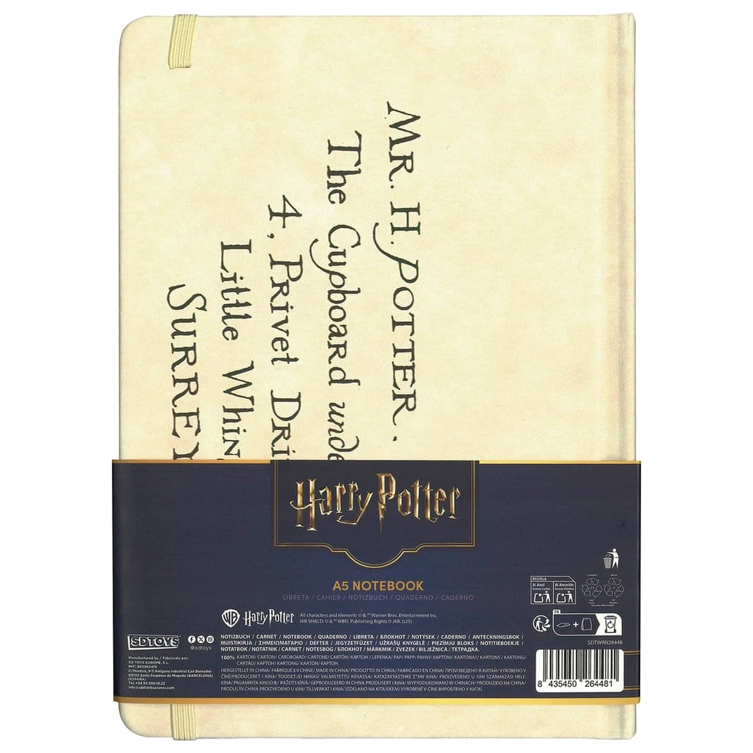 Harry Potter Hardcover Caiet Hogwarts Letter 21 cm poza produsului