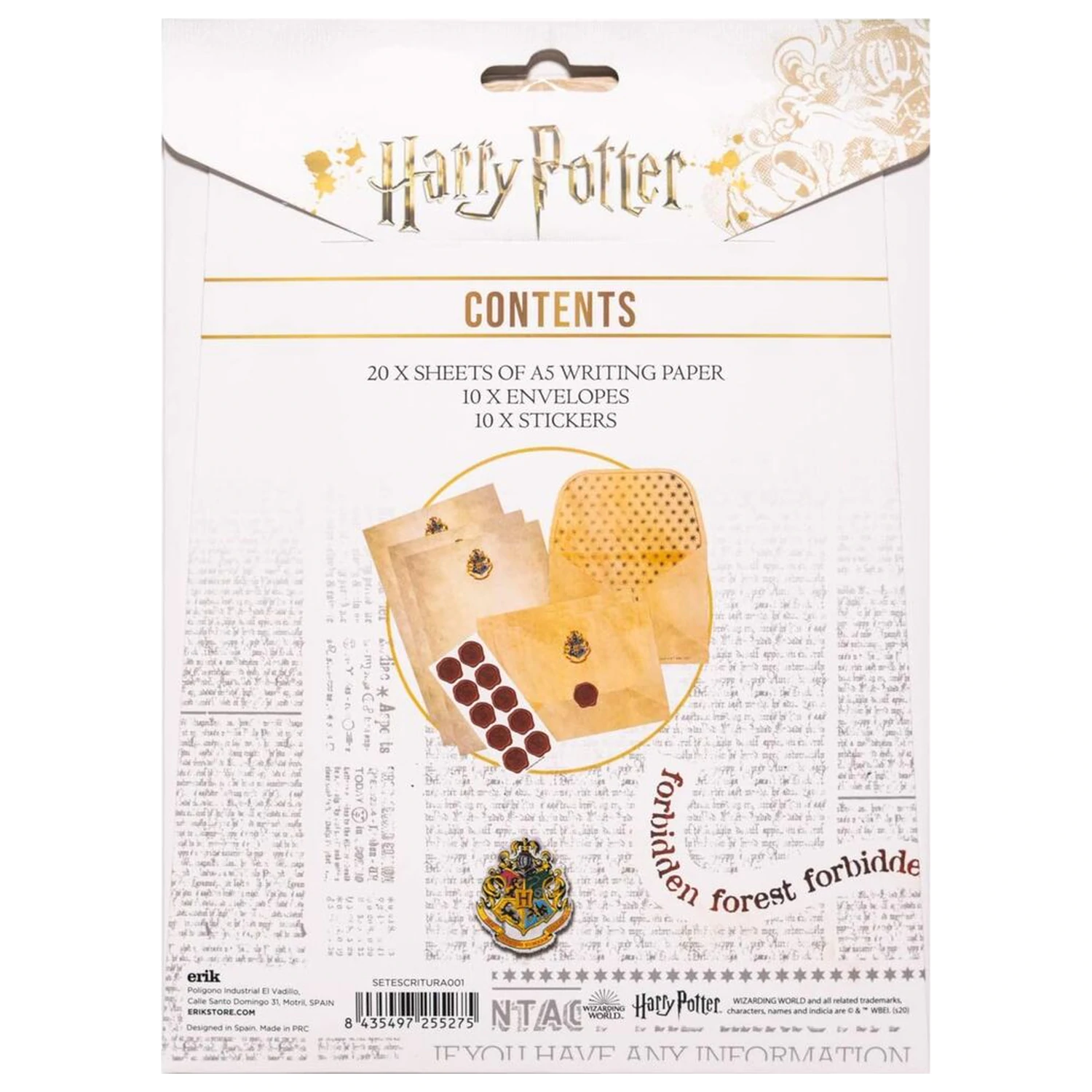 Harry Potter Set pentru scris scrisori Hogwarts poza produsului