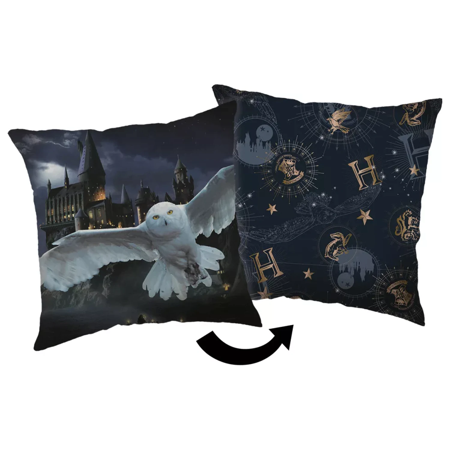 Harry Potter Hogwarts Night perna decorativa poza produsului