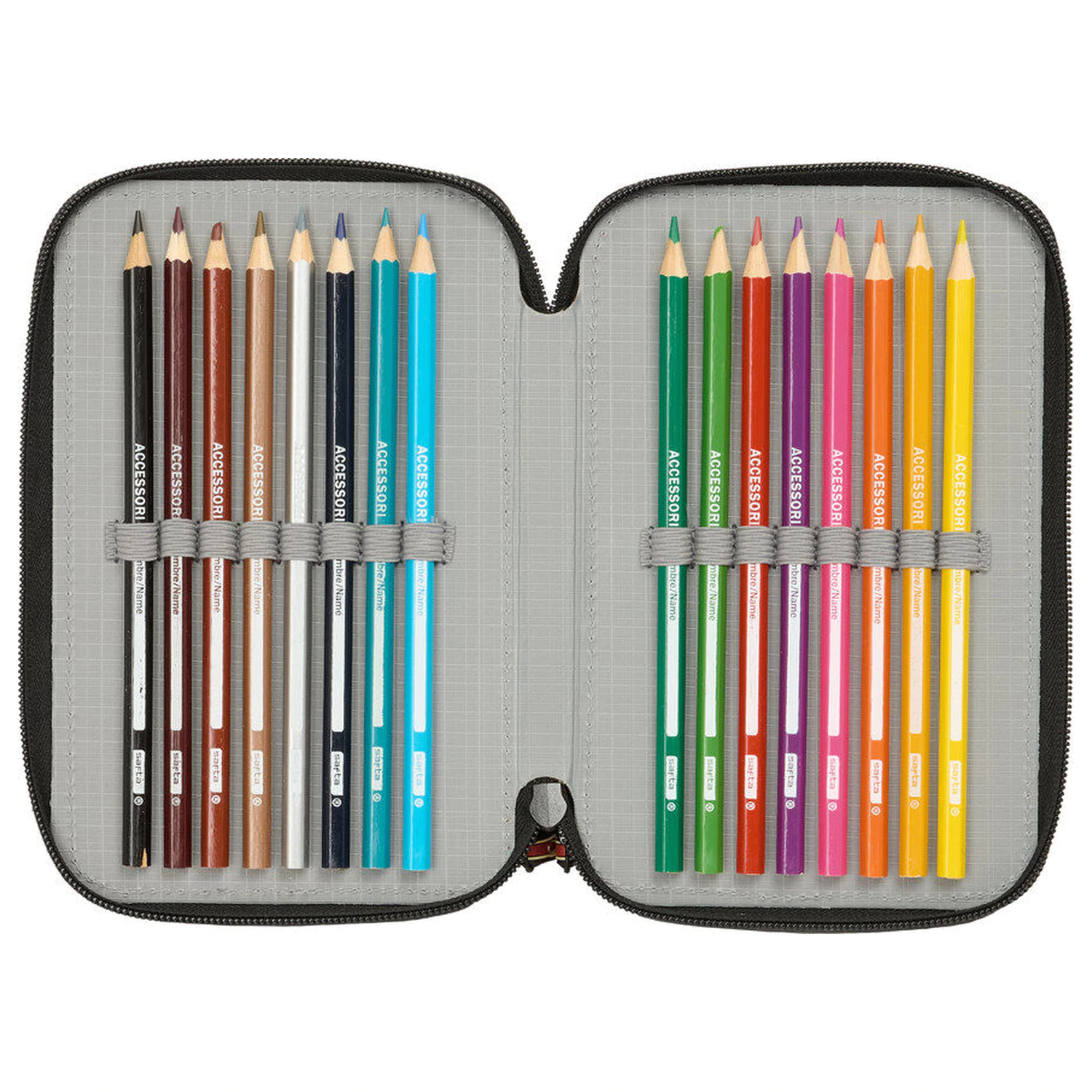 Harry Potter Hogwarts etui triplu pentru creioane 37 bucati poza produsului