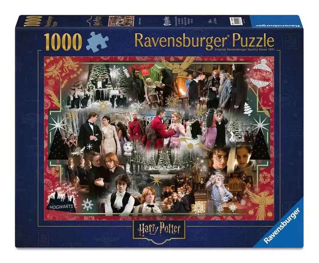 Harry Potter Jigsaw Puzzle Holidays at Hogwarts (1000 piese) poza produsului