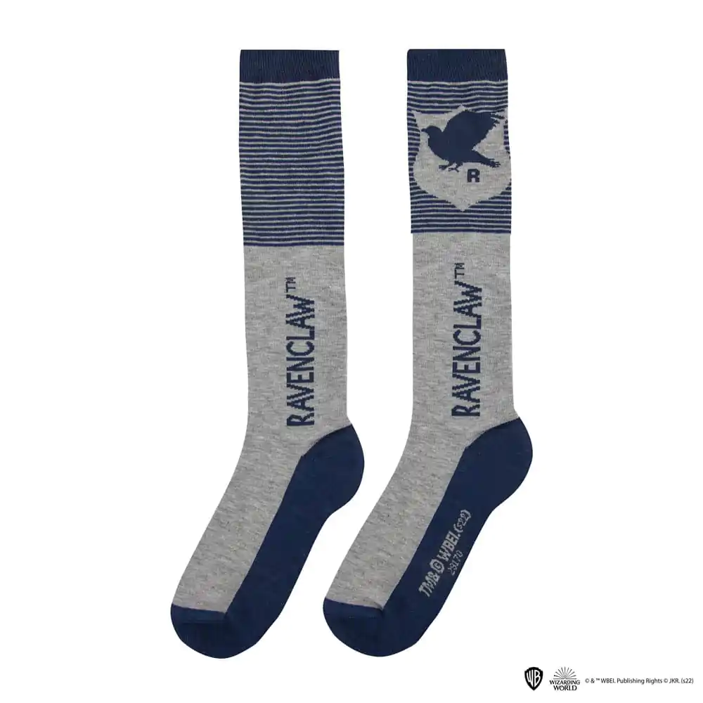 Harry Potter șosete până la genunchi set 3 perechi Ravenclaw poza produsului